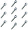 10x Radschrauben M12x1,5 SW17 60mm Schaftlänge Kugel Radbolzen-Set für Alufelgen