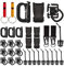 Zuzer 33 Stück Molle Zubehör MultifunktionTactical Bag Clip Molle System,Rucksack Zubehör Molle Clip für Taktische Rucksäcke
