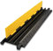 schlauchmeister24 Protection de câble avec Couvercle Protection Contre Les débordements en Caoutchouc (2 canaux | 100 x 25 x 5 cm)