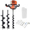 Tarière thermique - 52cm3-2CV - 3 mèches 100/150/200mm + accessoires fournis - tarière thermique à essence