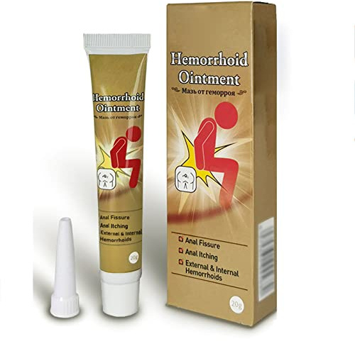 BMDHA CrèMe HéMorroïDe, Traitement des HéMorroïDes Soulagement Rapide Douleur HéMorroïDe Saignement Anal Gonflement des Contractions, Pommade pour HéMorroïDes Fissure Anale Plaie Interne Plaie