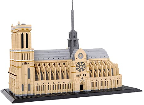 LULUFUN Building Blocks Set Notre Dame de Paris World-Famous Architecture Building Set Mini Building Blocks Toys, Gift for Adults and Children,7380 Stück