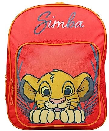 Bagtrotter Disney Der König der Löwen Simba Rucksack, 31 cm, Rot