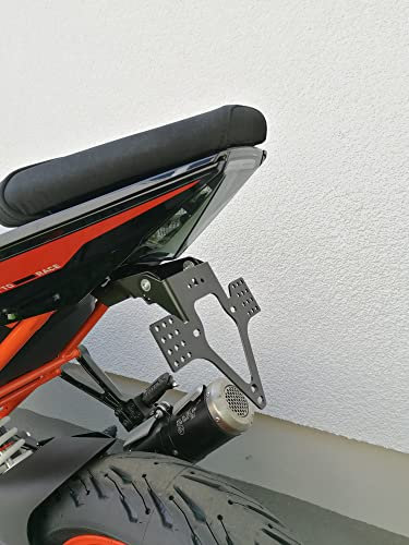 Kennzeichenhalter GroFaTec EVO für KTM rc125 / rc390 ab 2022 Kennzeichenträger Nummernschild Träger RC125 Halter kurzes Heck Heckumbau Porta Targa rc 125 rc 390r