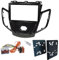 Sound-way Kit Montaggio Adattatore Autoradio, Mascherina 2 DIN Compatibile con Ford Fiesta 2008-2017