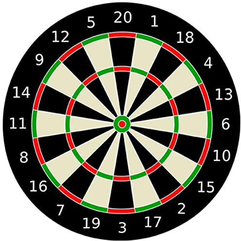 Tortenbild essbar Dartscheibe rund in verschiedenen Größen Tortenaufleger Dart (∅ 30 cm)