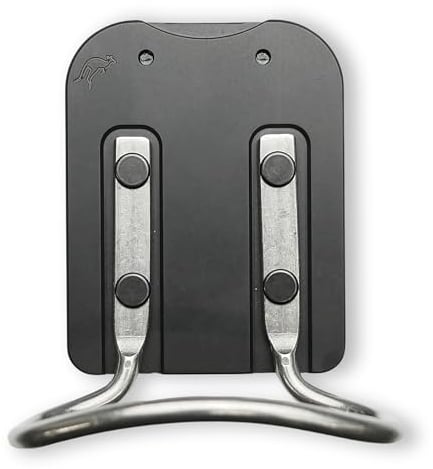 Holstery HammerMaster PRO | Hammer Holder Loop - Clip-On Tool Belt Holster Holds Hammers, Hatchet, or Mallet - All Metal, Black