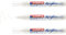 edding 5100 acrylic marker medium - white - 3 waterproof acrylic paint marker - round nib 2-3mm - acrylic paint pen for drawing on canvas, art paper and wood - acrylic markers for pebbles