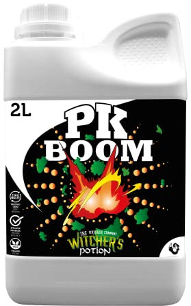 PK BOOM - Witcher's Potion Cannaboom - (2 Litros) Engordador Mineral | Fertilizante Floración con NPK 3%-13%-13% | Microelementos Quelatados para Mayor Peso y Densidad