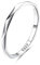 Milacolato 925 Silber Ring Für Damen Mädchen, 18 Karat Weißgold Vergoldetes Sterling Silberring Bandringe, 1,16mm Verlobungs Versprechen Fingerring 65 Halbdiamant-Schneidring