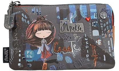 Anekke Contemporary Triple Compartment Purse M Multicolor