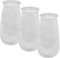 AYWFEY 3 Stück 200 Mikron Filtersocken, Aquarium Marine Sumpf Filz Vorfilter Socken Filterbeutel für Süßwasser, Salzwasser, Aquarien, Sumpffiltersocken, 4 Zoll Ring x 10 Zoll Lang