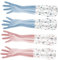 IWOWHERO 2 Paar Geschirrspülhandschuhe Handschuhe Zum Geschirrspülen Gartenhandschuhe Wäschehandschuh Wiederverwendbare Handschuhe Gemüsewaschhandschuhe Zubehör Arbeit Pvc Dünner Schnitt