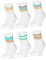 Occulto Herren Retro Tennissocken 6er Pack (Modell: Roger) 70s 43-46
