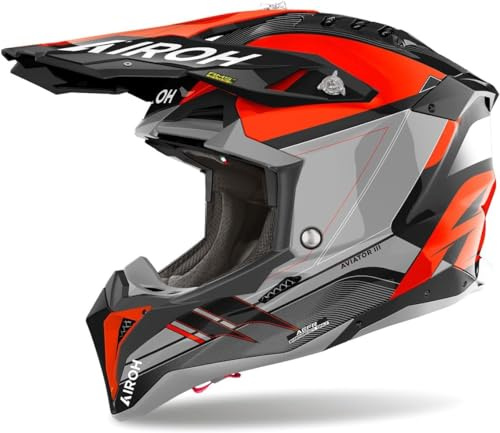 AIROH AVIATOR 3 SABER ORANGE GLOSS M