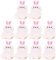 Ericetion 10 Pcs Self Adhesive Wall for Plugs Toothbrush, Cute Bunny Plug Wall Hangers Socket Holders Wall Mounted Phone Holder