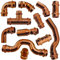 Pressfittings aus Kupfer - ZUM AUSWÄHLEN - Winkel 90° i-i Für Rohr-Außendurchmesser 28mm