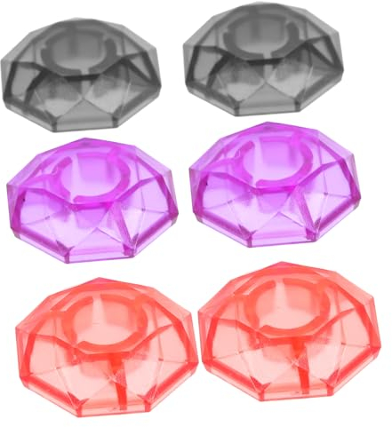 ifundom 6stücke Teiliges Gitarren Pedal Fußschalter Kappen Effekt Pedal Knopf Schutz Aus Robustem Material Für Stabilität Und Komfort Passend Für Gelegenheiten Für Gitarristen