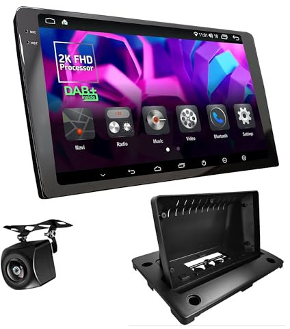 UGAR Kompatibel mit Volvo XC90 2002-2014 9 Zoll Android 13 DSP 8 GB + 128 GB Autoradio 2K Full HD DAB+ Touchscreen GPS-Navigation