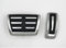 ZHANGJF Auto Pedale Für Audi A6 C8 2019 2020, Gaspedal Bremse Kein Bohren Restfoot Pedal Pads Bremspedalabdeckung Bremse Fußplatten
