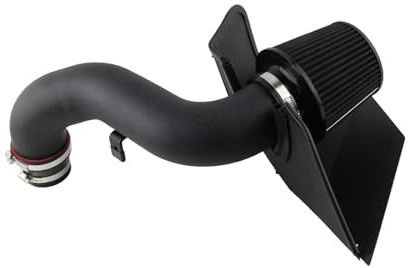 VVORHSBELL Presa d'aria fredda compatibile con motore VW Golf GTi R MK7 1.8T 2.0T e Passat 2.0T EA888 2015-2020 in alluminio ad alto flusso di aspirazione con scudo termico, aumento del 7-10% HP