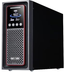 AMEHRU C1KS Uninterruptible Power Supply (UPS) 1KVA/1000W Emergency Backup Voltage Stabilization Battery with Extended Runtime of 30 Minutes