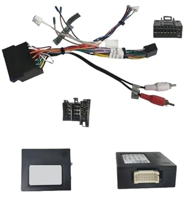 ISO-Kabelbaum mit CAN-Bus-Decoder AU10.2 (16-poliger Stecker) für Android-Autoradios, Kompatibel Für Audi A3 8P und A4 B7
