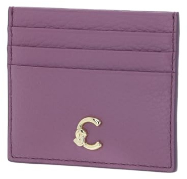 Coccinelle Leder Kartenhalter C-Me Document Holder Grained Leather Jellyfish violett