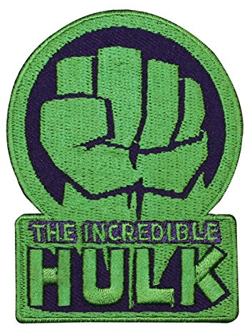 Marvel Superhero The Incredible Hulk Logo Aufnäher Bügelbild