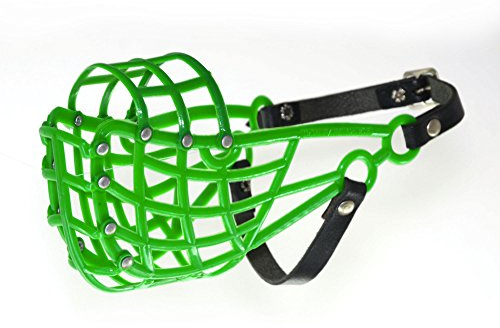 Don Pare Maulkorb Modell 103 Trainings- Und Transportmaulkorb Für Mittelgroße Hunde Mit Schmalem Kopf Whippet In Grün Auch Rennmaulkorb und Coursingmaulkorb