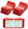 2 x Prof. Faderknopf ROT Aufnahme 18,5mm/T-Lever Schiebeknopf Schiebepotentiometer Fadercaps Faderkappen Caps
