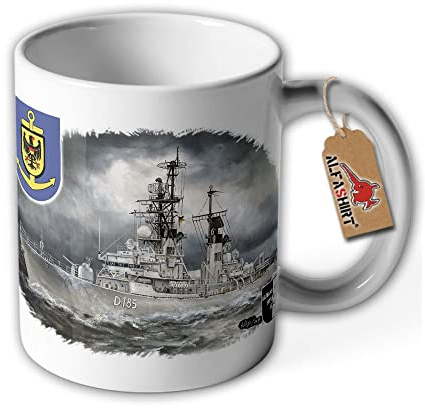 Tasse Lukas Wirp Zerstörer Lütjens Bundeswehr Schiff D 185 Klasse 103#25068