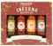 Thoughtfully - Inferno Hot Sauce Geschenkset - Saucen-Set Mit 4 Chili-Saucen - Verschiedene Schärfegrade - Geschenk für BBQ Fans