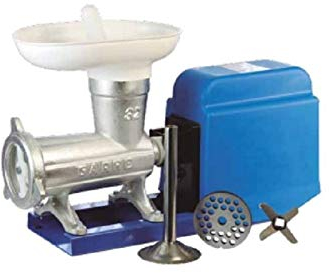 Garhe Picadora-embutidora eléctrica nº 32 de Boca Ancha sobre Base metálica GR9