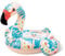 Intex Tropical Flamingo Ride-ON, 57559NP, Blau, 335 x 335 cm