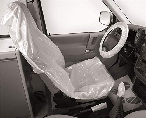 FORCH CLEAN Set 5in1 KFZ SITZSCHONER BEZUG Sitz HANDBREMSE SCHALTKNAUF Werkstatt (100)