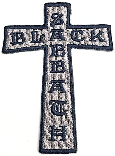 Black Sabbath Patch Cross Band Logo Official One Size