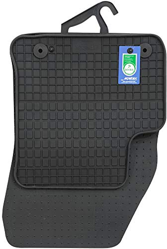 PETEX Gummimatten passend für Corsa F Elektro (Corsa-E) ab 02/2020 / Mokka B Elektro (Mokka-E) ab 03/2021 schwarz 4-teilig