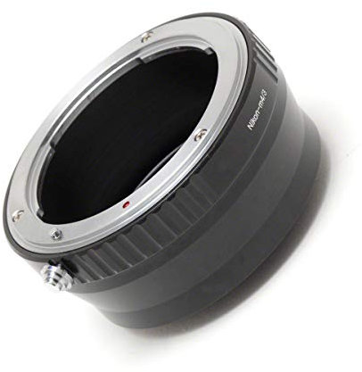 Pro Objektivadapter für Nikon F Objektive, kompatibel mit Olympus und Panasonic Micro 4/3rds Kameras