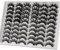 30 Pairs 20MM False Eyelashes ALICE Wholesale 6 Styles Lashes Bulk 6D Fluffy Volume Dramatic Faux Mink Eyelashes Multipack