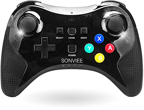 SONVIEE Wireless Gamepad für Wii U Kontrolle Wireless Controller mit Dual Analog Joystick für Wii U