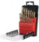BeHappy Metallbohrer Set HSS Cobalt 19-tlg, HSS Spiralbohrer Set, HSS Cobalt Edelstahl Bohrer Set für Metall, Stahl, Eisen, Aluminium, Kupfer, Messing uvm - Profi Bohrer Set 1-10mm, in Kassette
