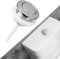 SPORTARC WC-Spülknopf, 38 mm, Badezimmer, WC, Druckknopf, Einzelspültaste, WC-Wassertank-Taste