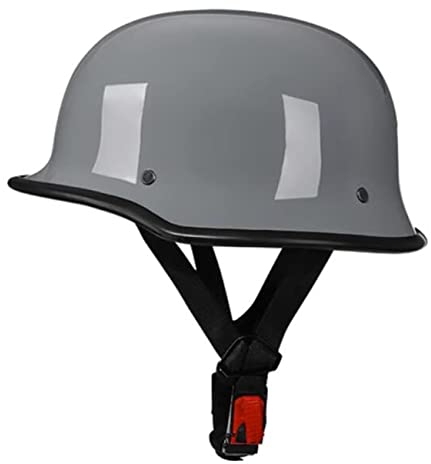 Halbschale Jet-Helm Brain-Cap ECE-Zulassung Adults Unisex Motorradhelm Offener Helm Mit Schnellverschluss Schnalle Retro Halbhelm Roller-Helm,Für Cruiser Scooter Moped 3,4XL