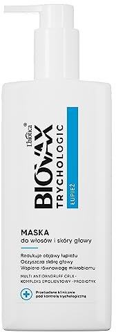 L`biotica Biovax Trychologic Schuppenmaske für Haare und Kopfhaut 200 ml