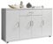 Stella Trading Lilly Aparador en Blanco – Cómoda Moderna con cajón y Mucho Espacio de Almacenamiento para salón, Comedor y Pasillo – 118 x 70 x 30 cm (Ancho x Alto x Profundidad)