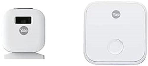 Yale Serrure de Meuble connectée et Connect Wi-FI Bridge - Verrouillage Automatique de vos armoires et tiroirs avec Pont WiFi pour accès à Distance, Permet la fonctionnalité Assitant Vocal
