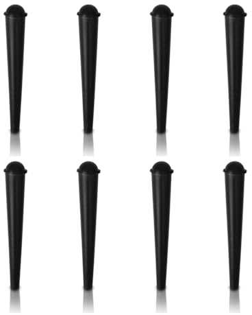 BCBF 8 Pezzi Porta Joint,Joint - Custodia Antiodore, Custodia per Il Trasporto,130Mm King Size Cone Holder Air Tight Hard Plastic Tube Smoking Rolling Cig Joint Tube,Tubo A Prova di Odore(Nero)