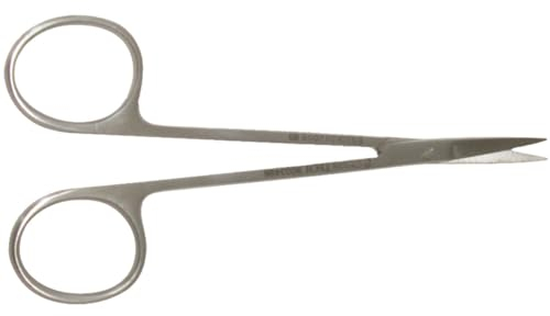 CyberTech - Chirurgische Schere, gerade, 11,5 cm lang, sterilisierbar, medizinische Schere aus rostfreiem Edelstahl
