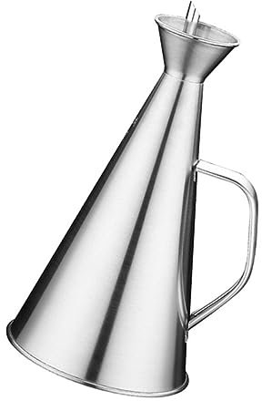 GOOHOCHY Botella De Aceite Dispensadora De Inoxidable Para Cocina Boquilla Prueba De Fugas Como Aceitera Vinagrera y Dispensador De Aceite